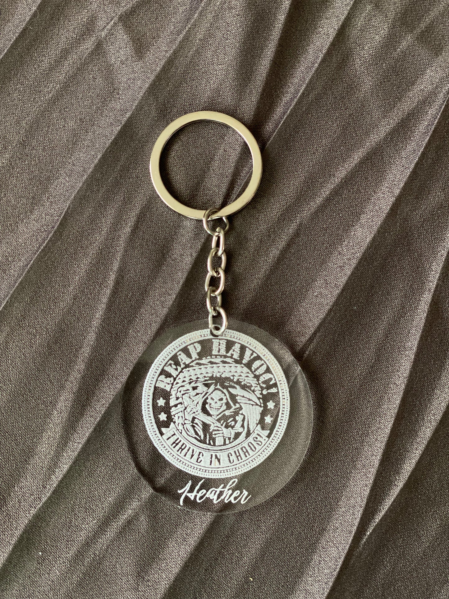 Engraved Acrylic Key Chains