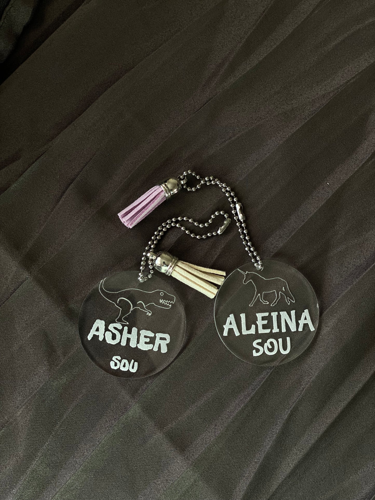 Engraved Acrylic Key Chains