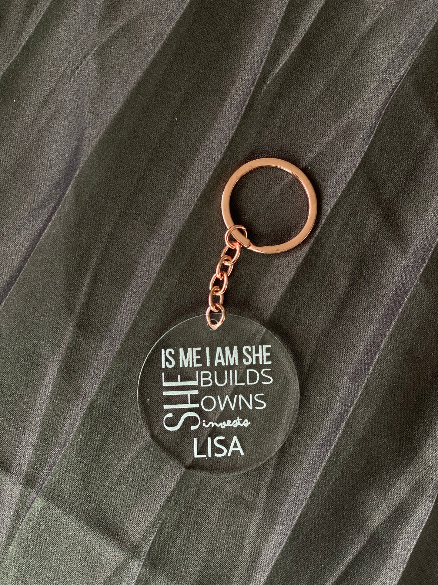 Engraved Acrylic Key Chains