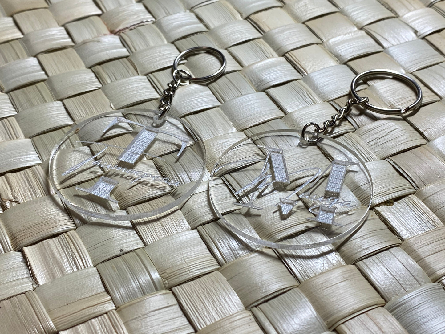 Engraved Acrylic Key Chains