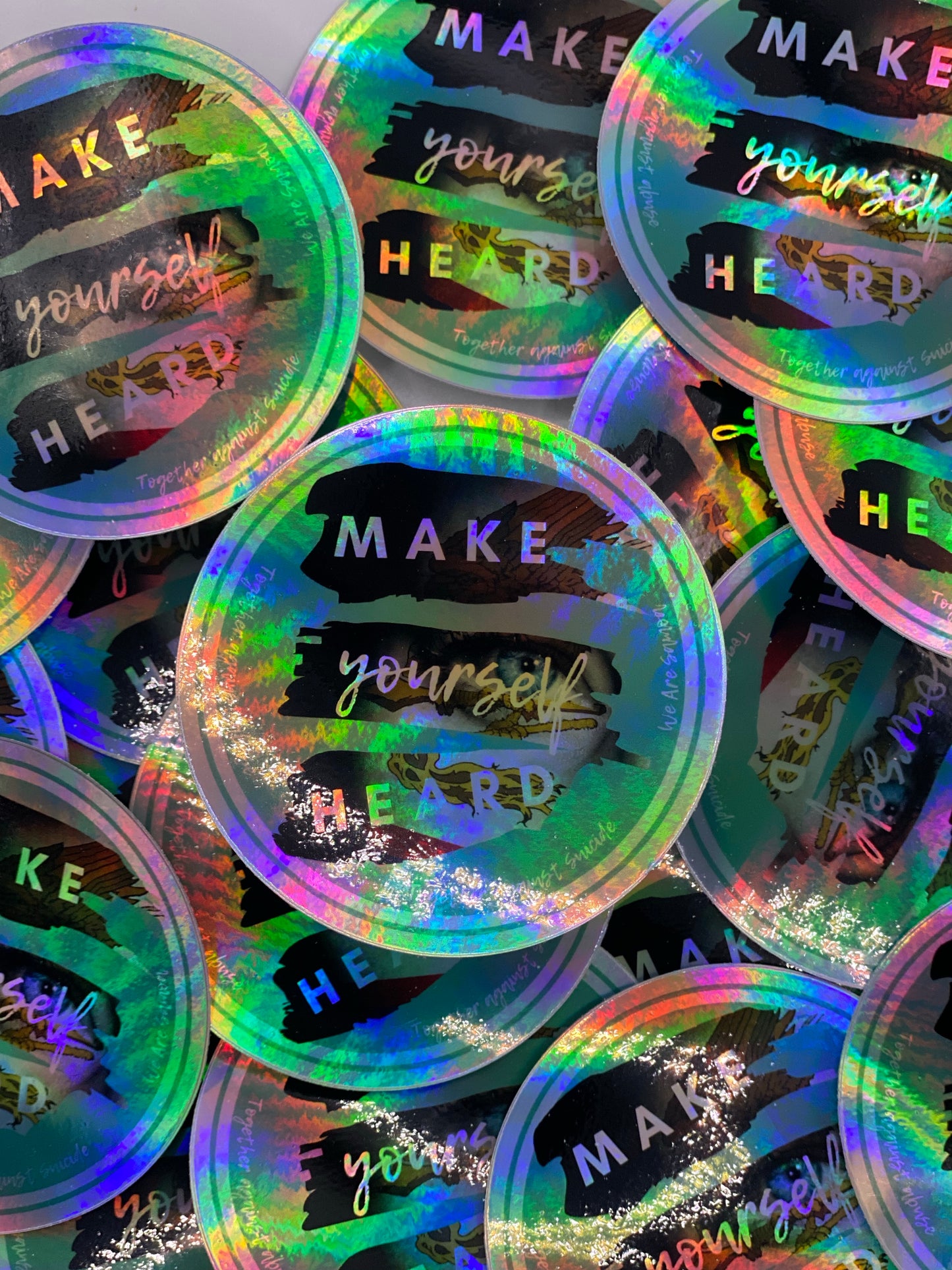 Make Yourself Heard Suicide Awareness Stickers