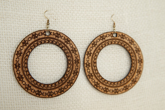 XL Tribal Hoops