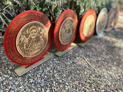 Round Memorial Frames