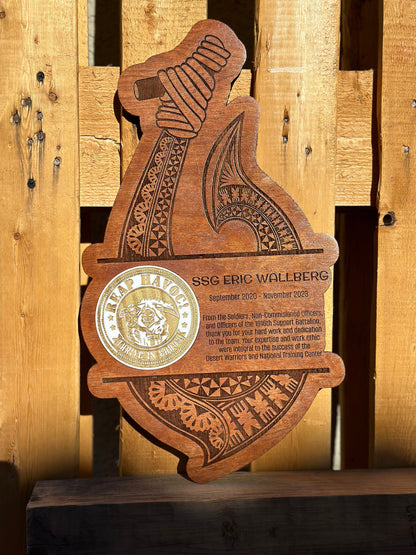 Tribal Fishhook Plaque