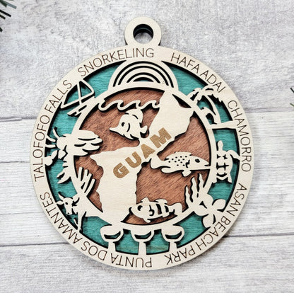 Guam 3D Ornament