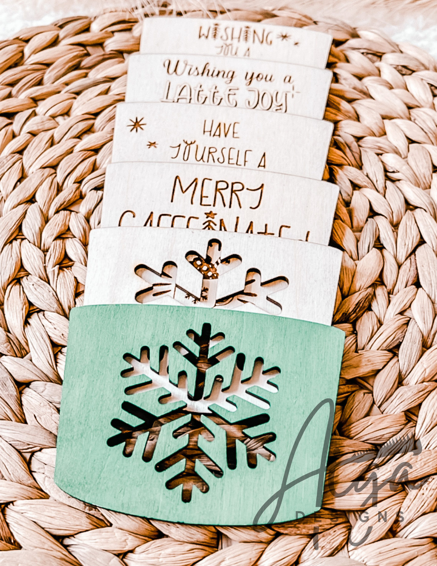 Christmas Coffee Gift Card Holder