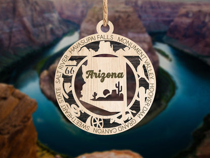All 50 States 3D Ornament