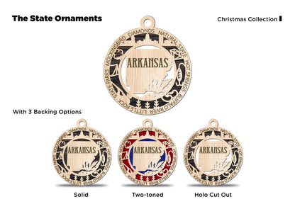 All 50 States 3D Ornament