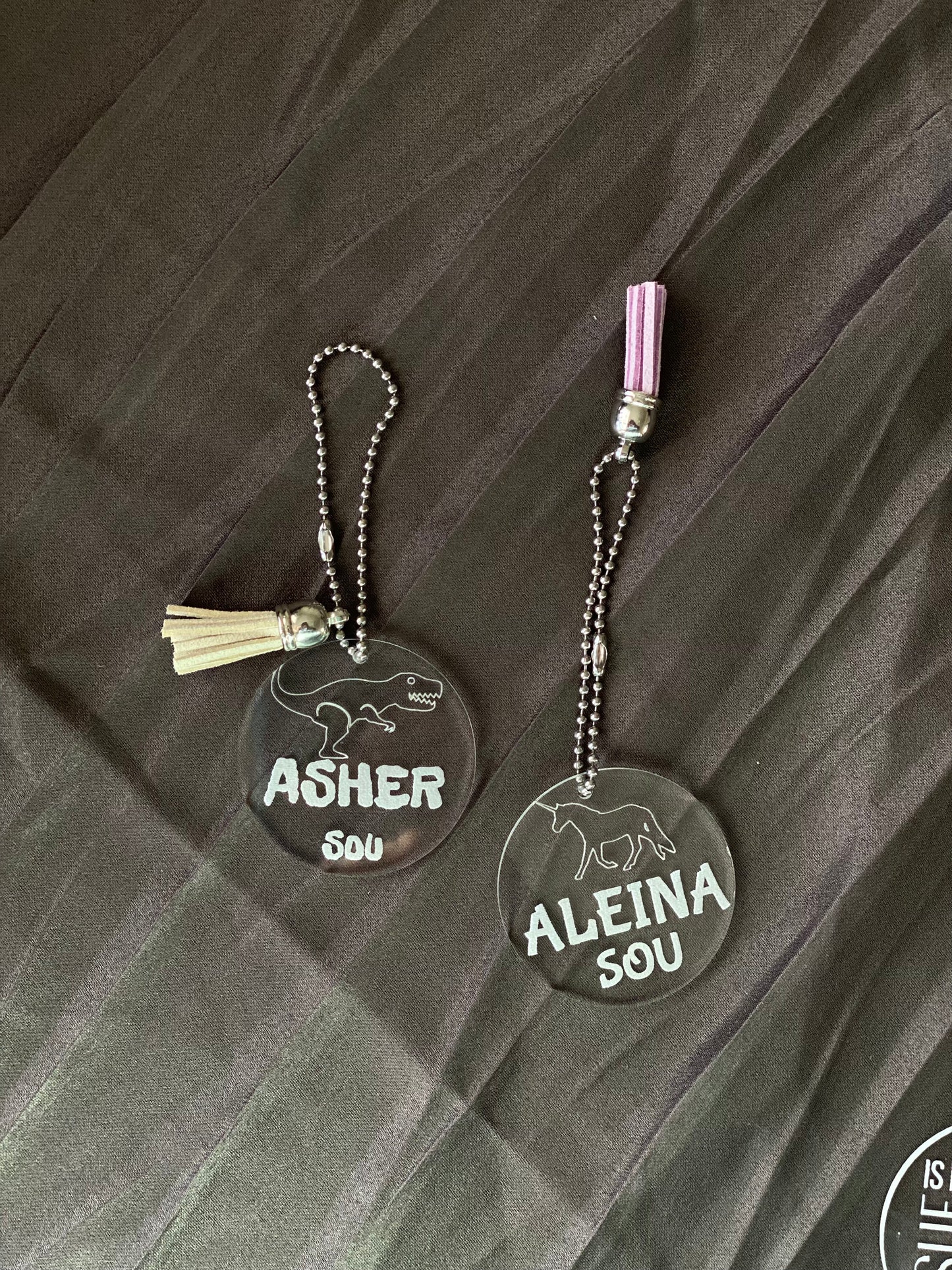 Engraved Acrylic Key Chains