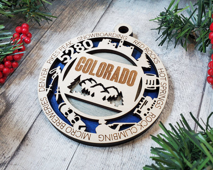 All 50 States 3D Ornament