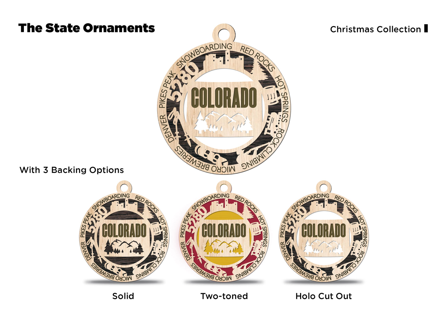 All 50 States 3D Ornament