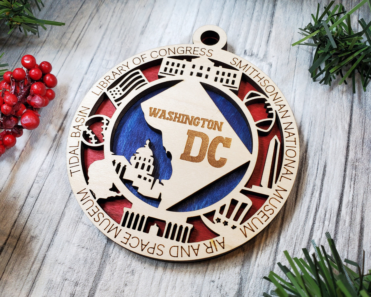 All 50 States 3D Ornament