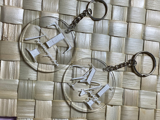 Engraved Acrylic Key Chains