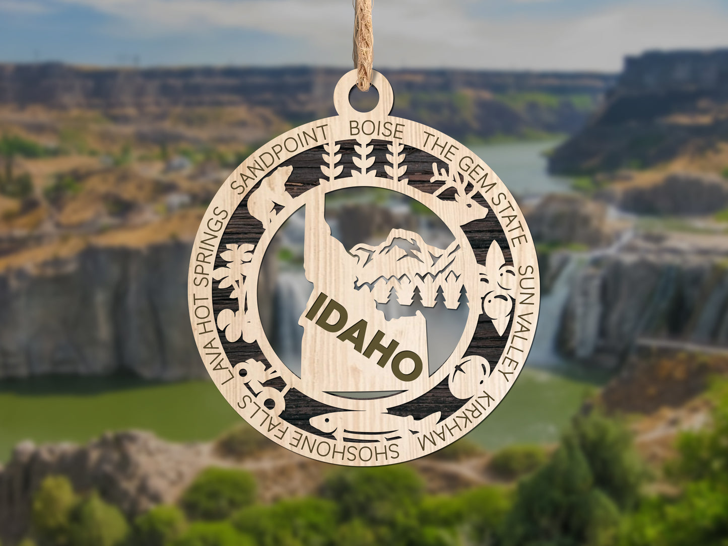 All 50 States 3D Ornament