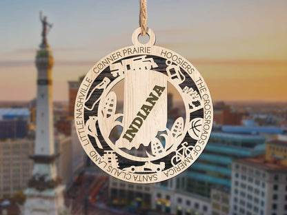 All 50 States 3D Ornament