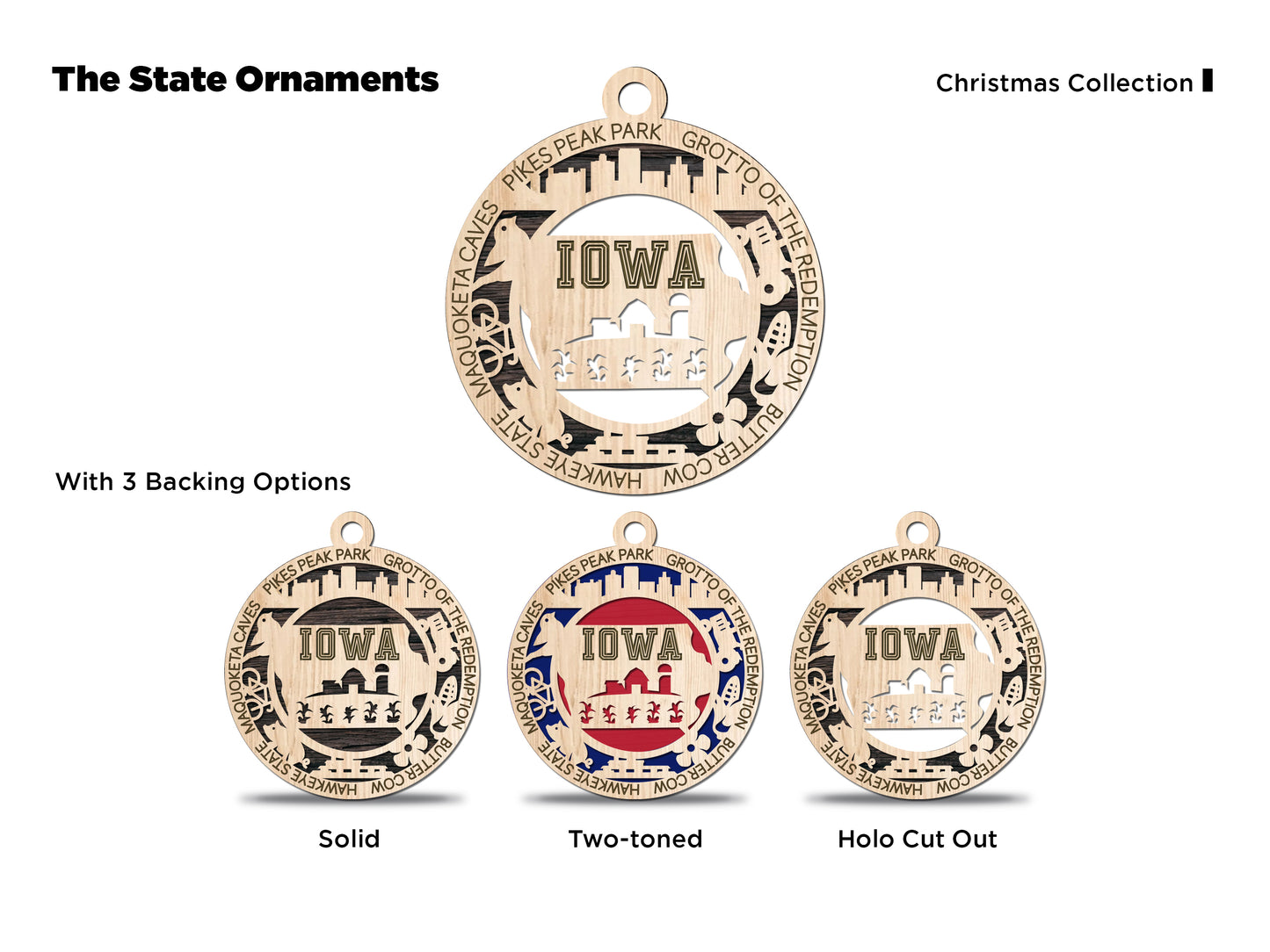 All 50 States 3D Ornament