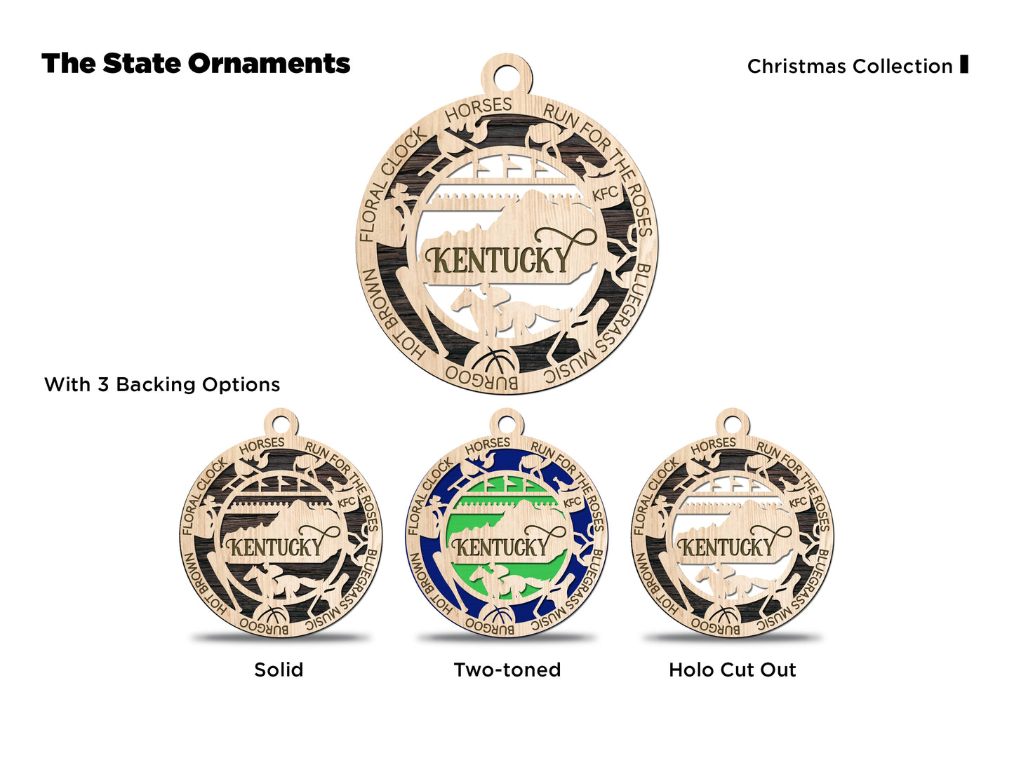 All 50 States 3D Ornament