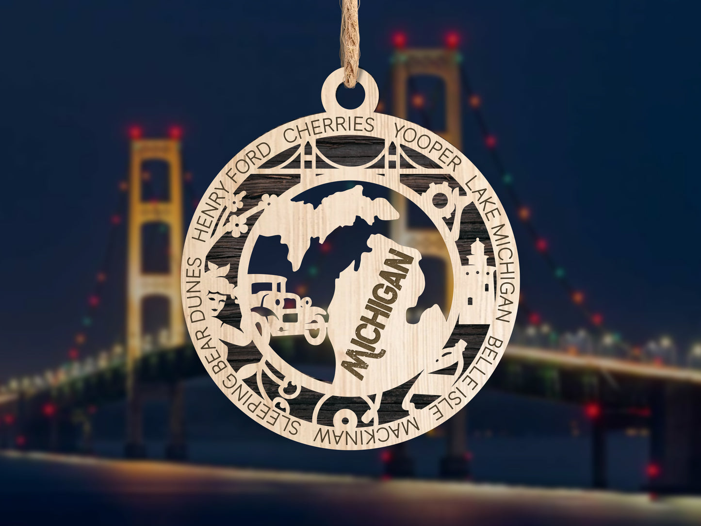 All 50 States 3D Ornament