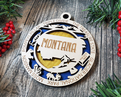 All 50 States 3D Ornament