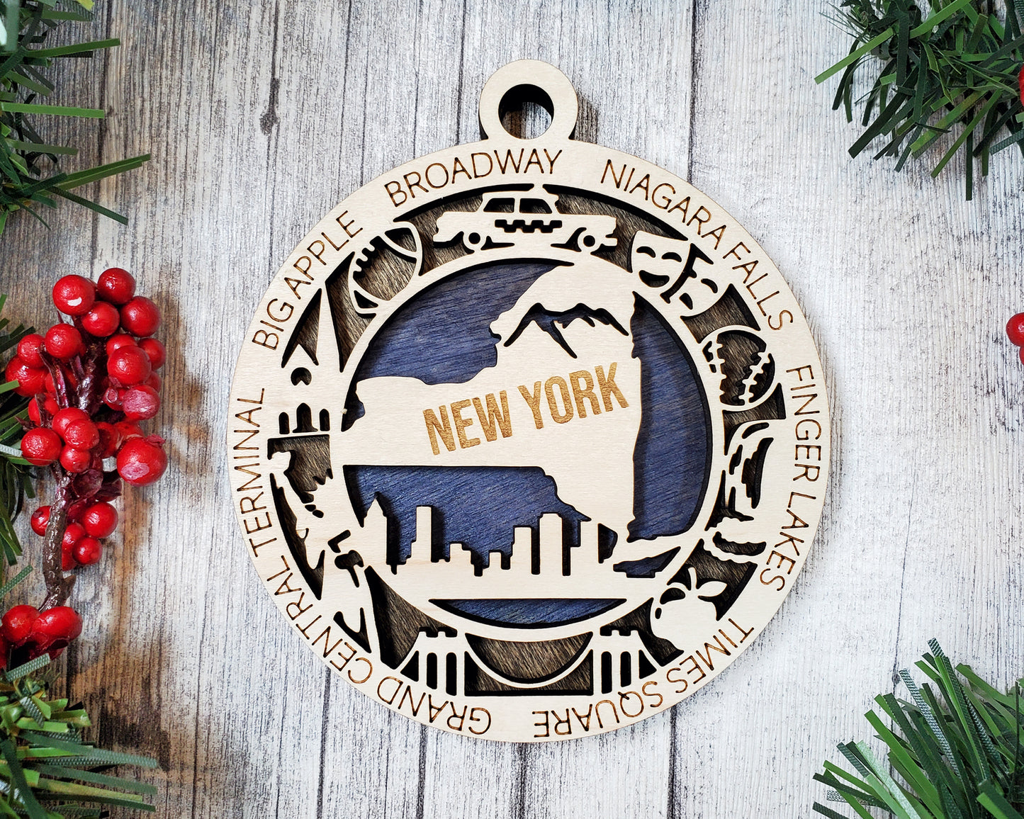 All 50 States 3D Ornament