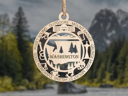 All 50 States 3D Ornament