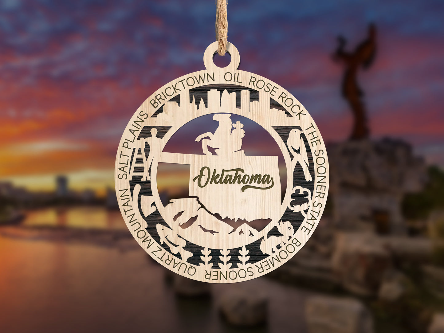 All 50 States 3D Ornament