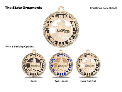 All 50 States 3D Ornament