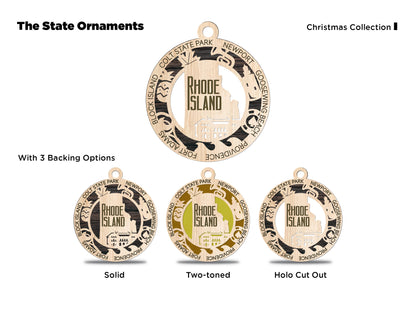 All 50 States 3D Ornament