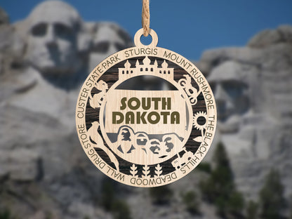 All 50 States 3D Ornament