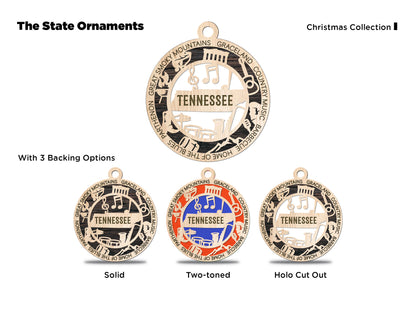 All 50 States 3D Ornament