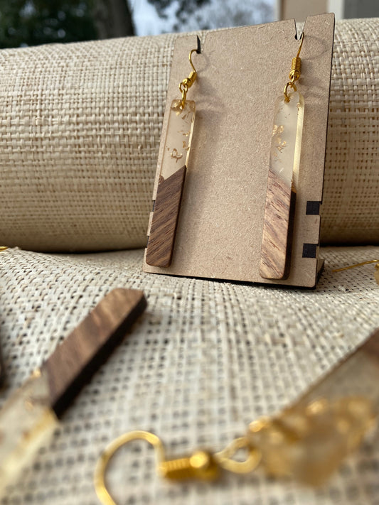 Golden View Earrings