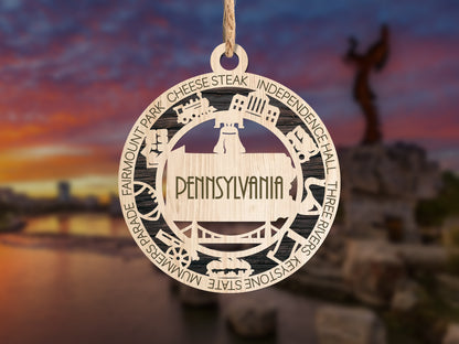 All 50 States 3D Ornament
